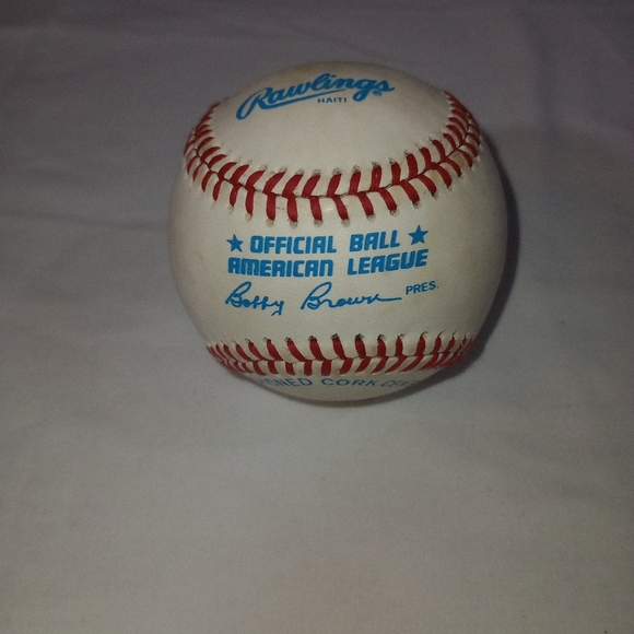 Shane Mack Signed Rawlings Official American League Baseball – Pre‑Owned - Picture 3 of 4